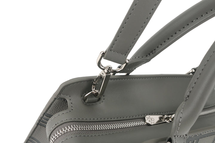 Satchel Gigi Palaka Embossed Grey
