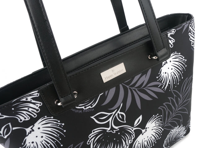 Tote Bag Ke'olu Lehua Black