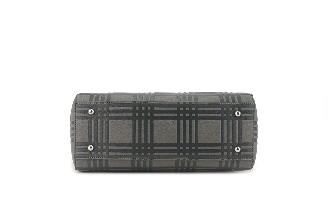 Tote Elizabeth Palaka Embossed Grey