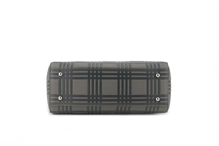 Tote Elizabeth Palaka Embossed Grey