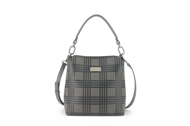 Crossbody Abby Palaka Embossed Grey