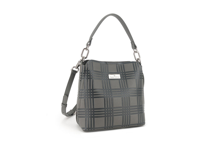 Crossbody Abby Palaka Embossed Grey