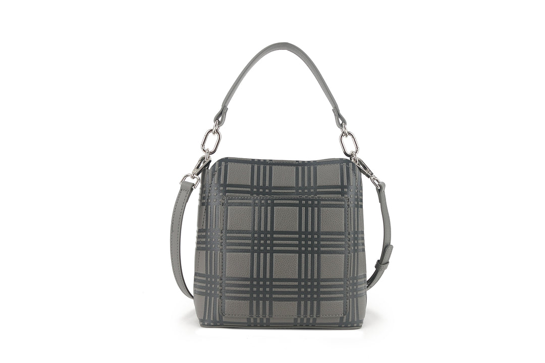 Crossbody Abby Palaka Embossed Grey