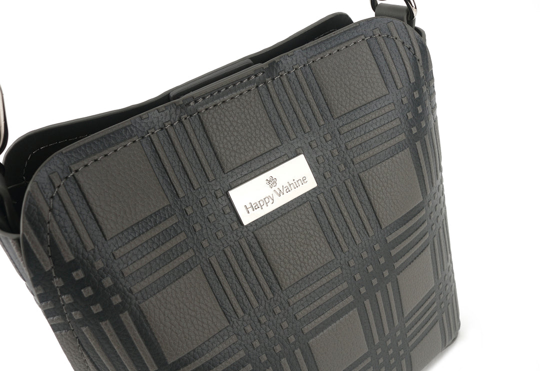 Crossbody Abby Palaka Embossed Grey
