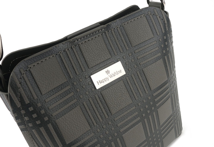 Crossbody Abby Palaka Embossed Grey