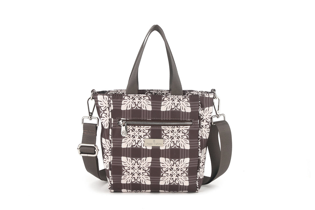 Crossbody Ke'olu Quilt Palaka Brown