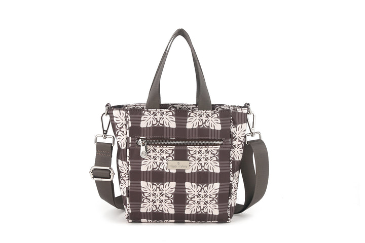 Crossbody Ke'olu Quilt Palaka Brown