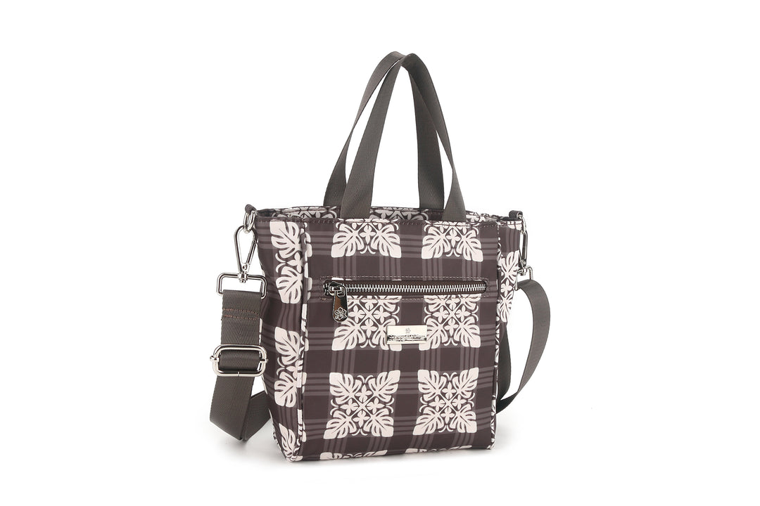 Crossbody Ke'olu Quilt Palaka Brown