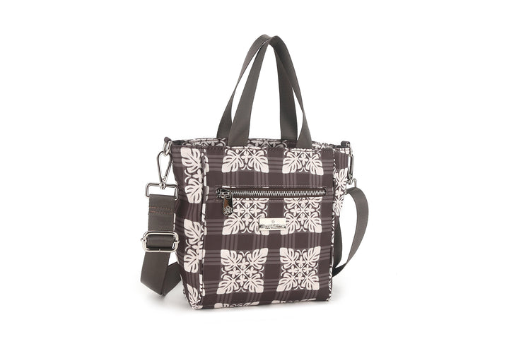Crossbody Ke'olu Quilt Palaka Brown