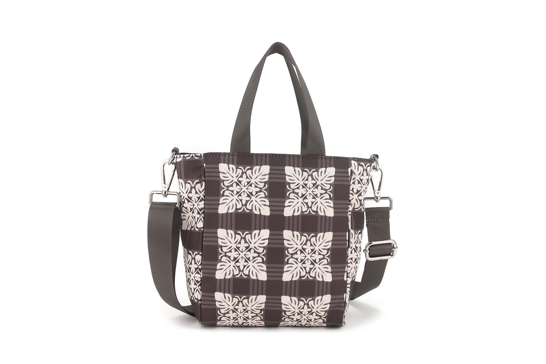 Crossbody Ke'olu Quilt Palaka Brown