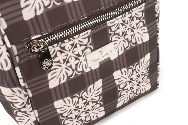 Crossbody Ke'olu Quilt Palaka Brown
