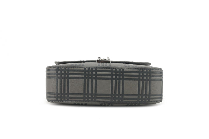 Satchel Alice Palaka Embossed Grey