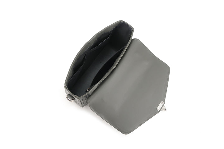 Satchel Alice Palaka Embossed Grey