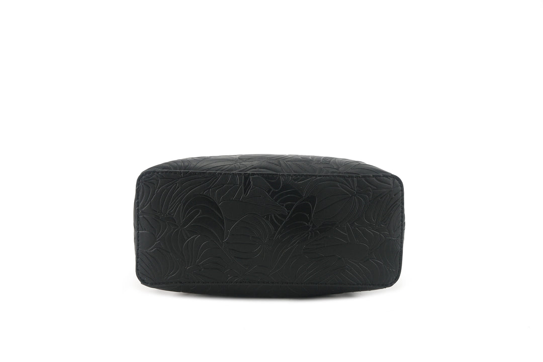 Backpack Tiffany Anthurium Embossed Black