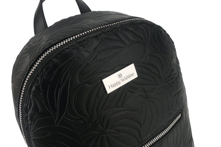 Backpack Tiffany Anthurium Embossed Black