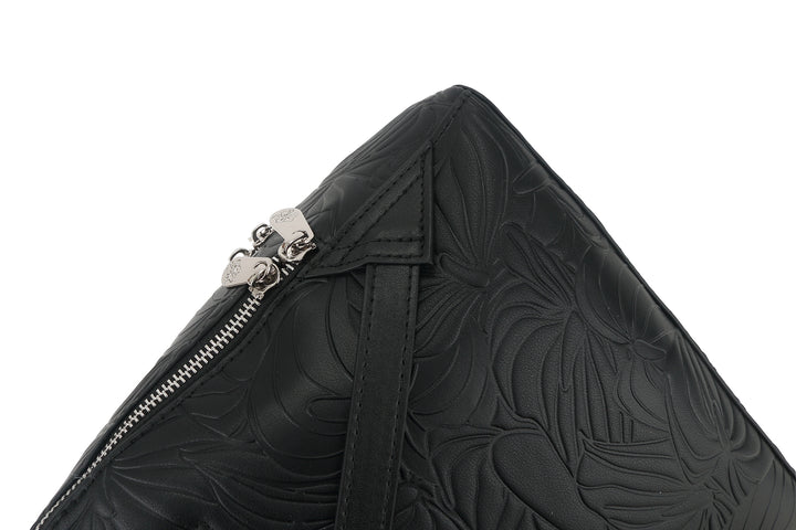 Backpack Tiffany Anthurium Embossed Black