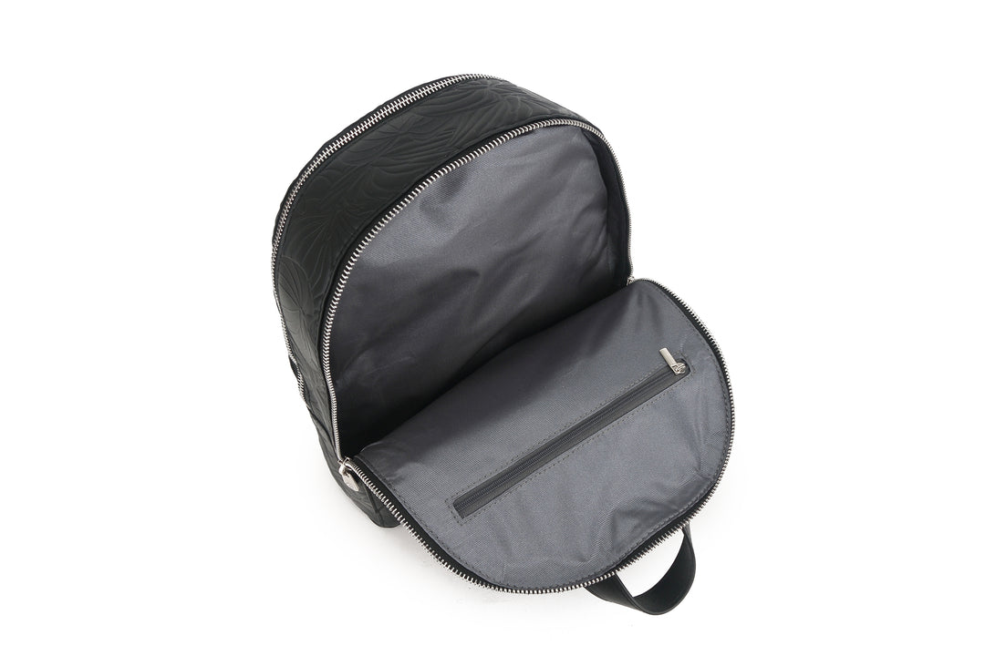 Backpack Tiffany Anthurium Embossed Black