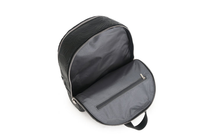 Backpack Tiffany Anthurium Embossed Black