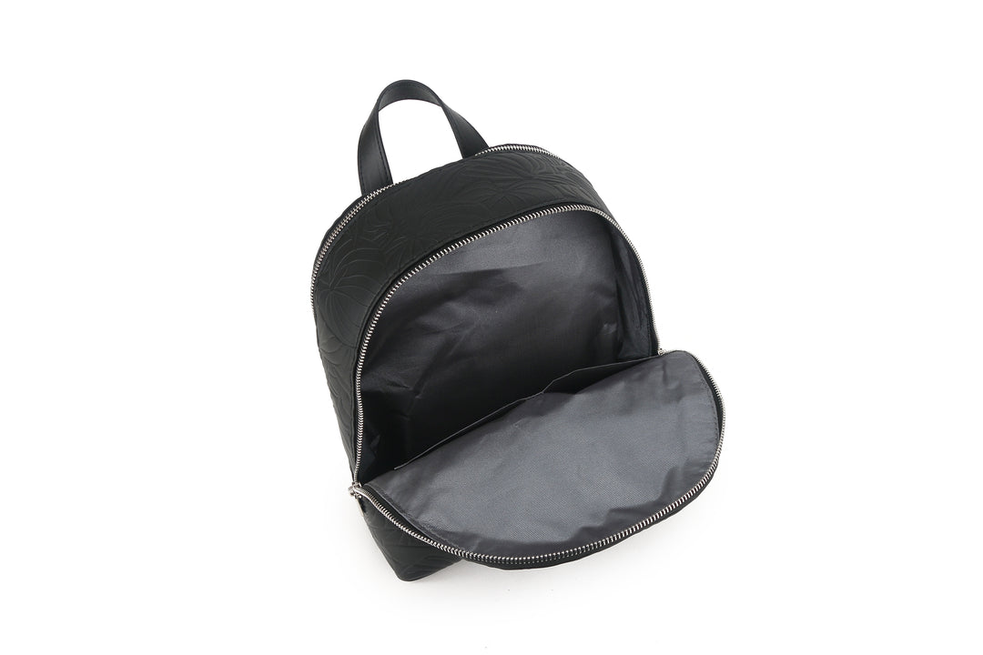 Backpack Tiffany Anthurium Embossed Black