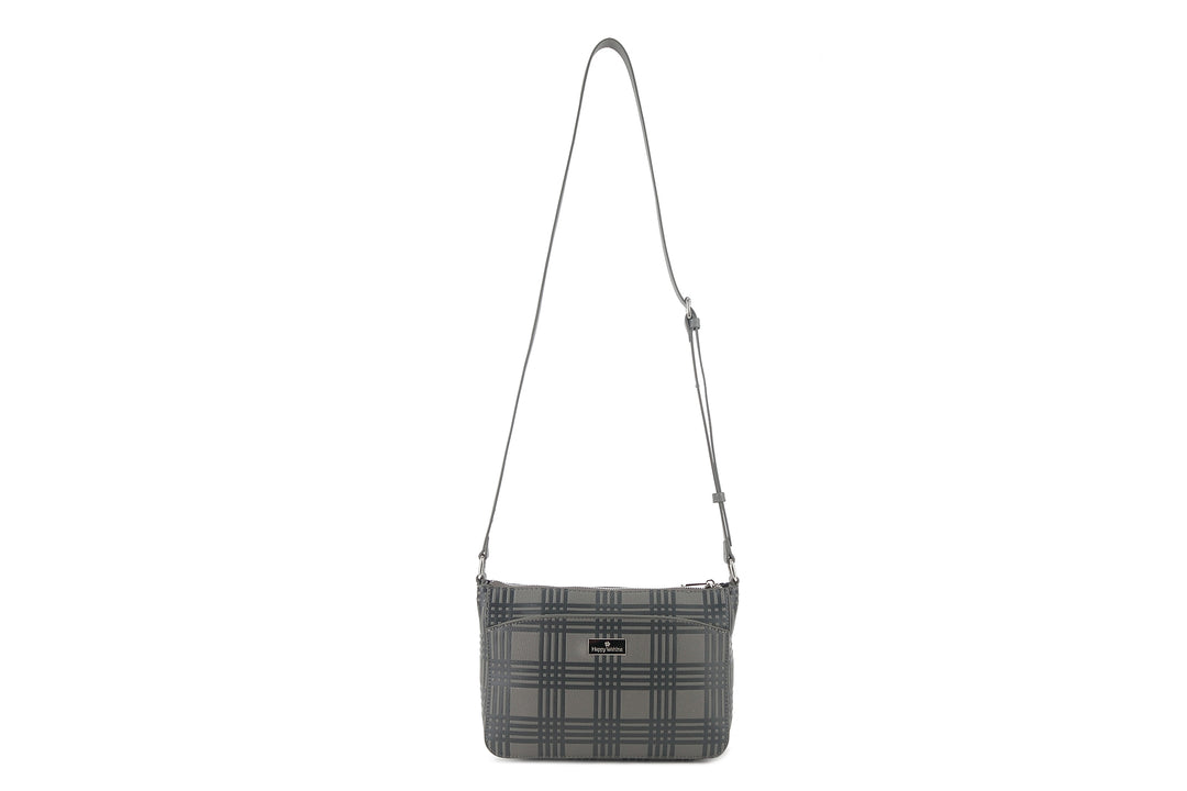 Crossbody Brittney Palaka Embossed Grey