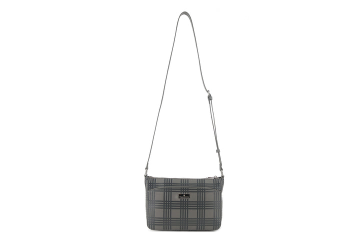 Crossbody Brittney Palaka Embossed Grey