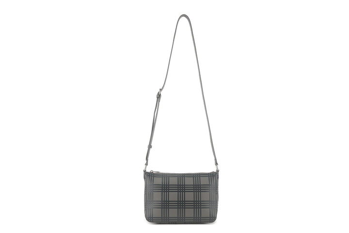 Crossbody Brittney Palaka Embossed Grey