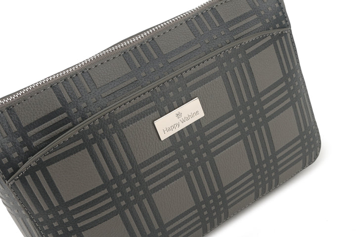Crossbody Brittney Palaka Embossed Grey