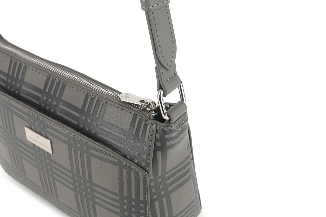 Crossbody Brittney Palaka Embossed Grey