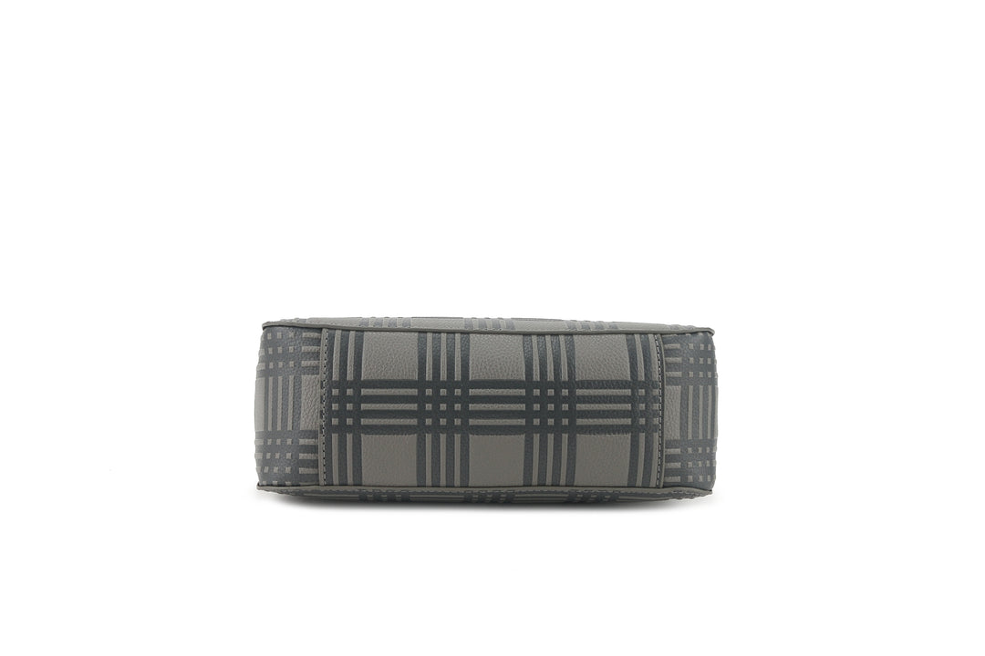 Crossbody Brittney Palaka Embossed Grey