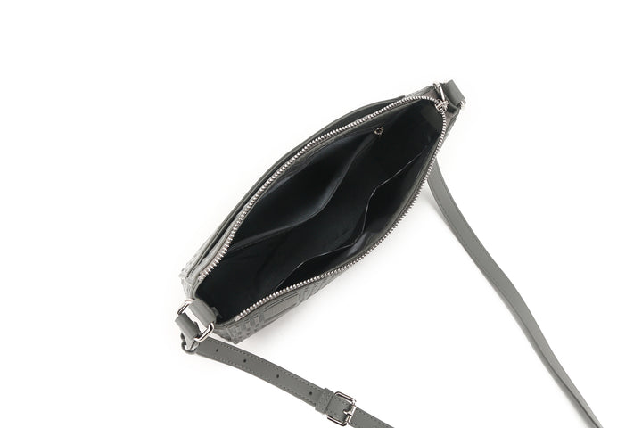 Crossbody Brittney Palaka Embossed Grey