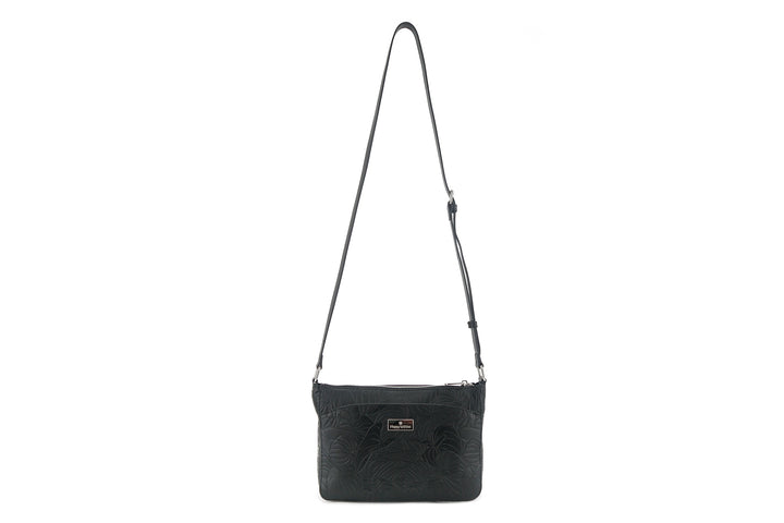 Crossbody Brittney Anthurium Embossed Black