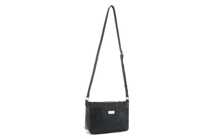 Crossbody Brittney Anthurium Embossed Black