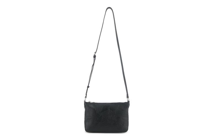 Crossbody Brittney Anthurium Embossed Black