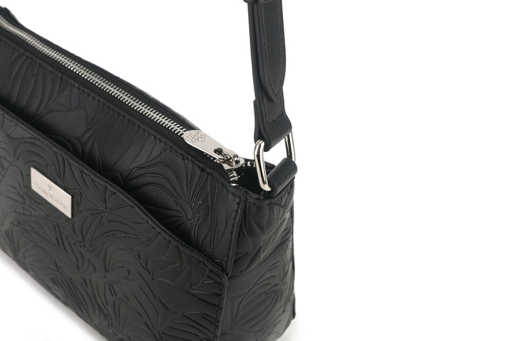 Crossbody Brittney Anthurium Embossed Black