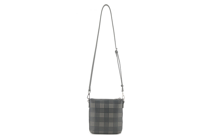 Crossbody Lisa Palaka Embossed Grey
