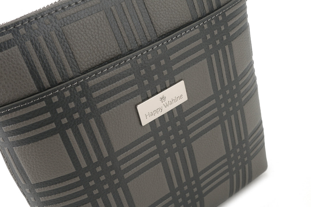 Crossbody Lisa Palaka Embossed Grey