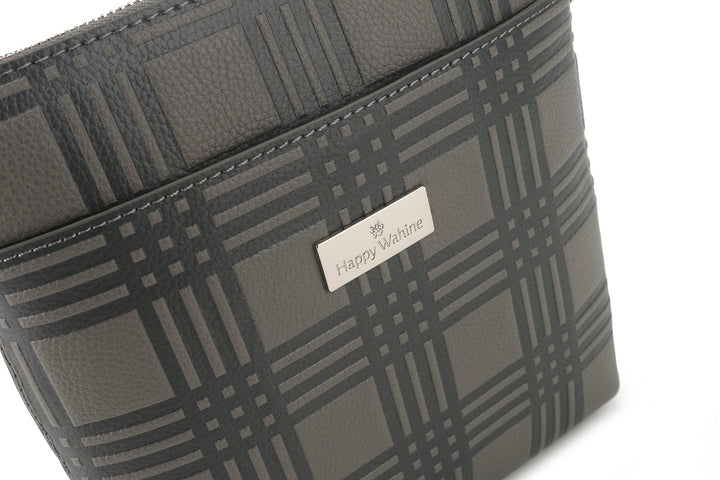Crossbody Lisa Palaka Embossed Grey