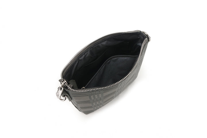 Crossbody Lisa Palaka Embossed Grey