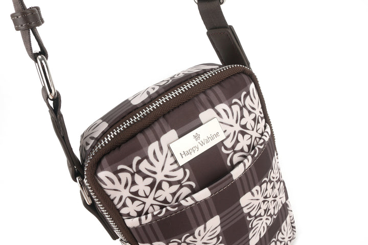Crossbody Small Ke'olu Quilt Palaka Brown