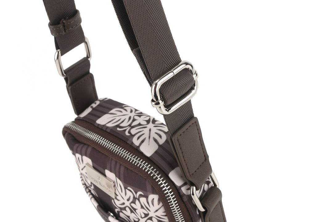 Crossbody Small Ke'olu Quilt Palaka Brown