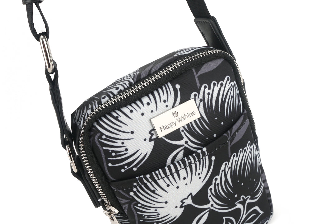 Crossbody Small Ke'olu Lehua Black