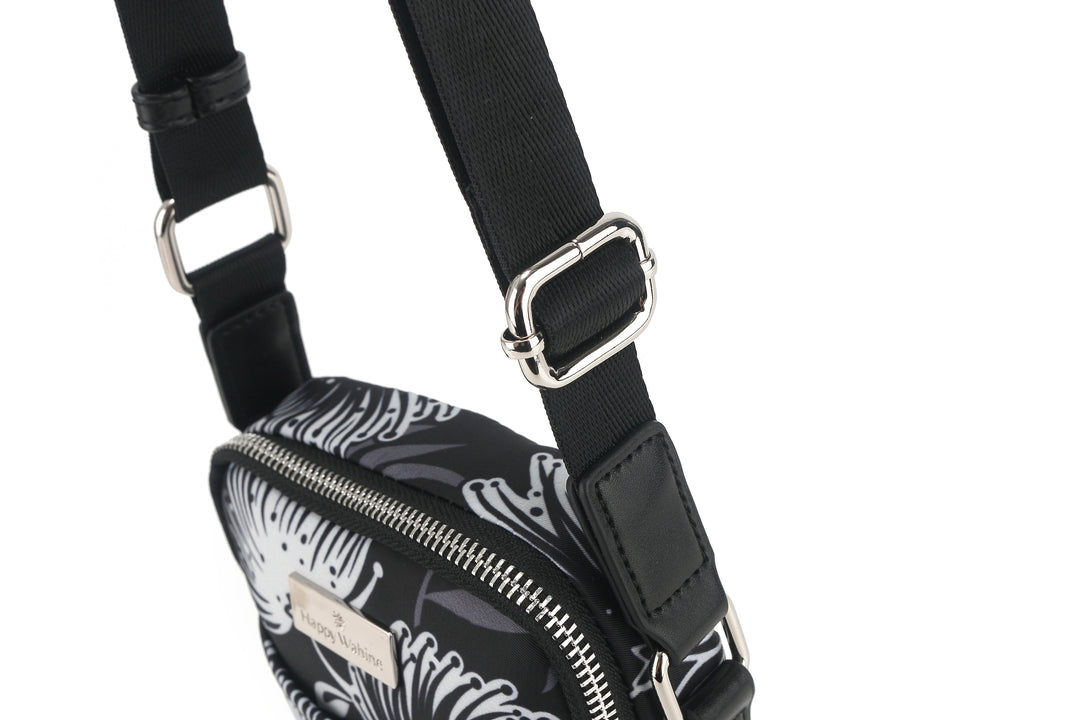 Crossbody Small Ke'olu Lehua Black
