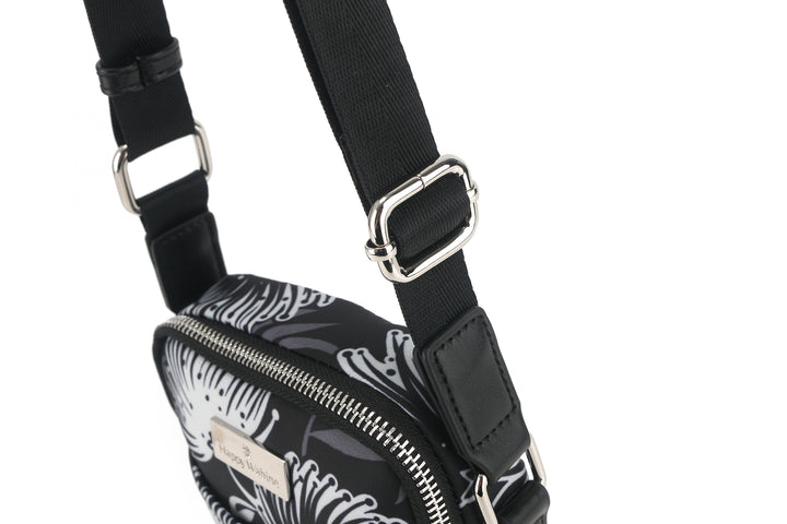 Crossbody Small Ke'olu Lehua Black