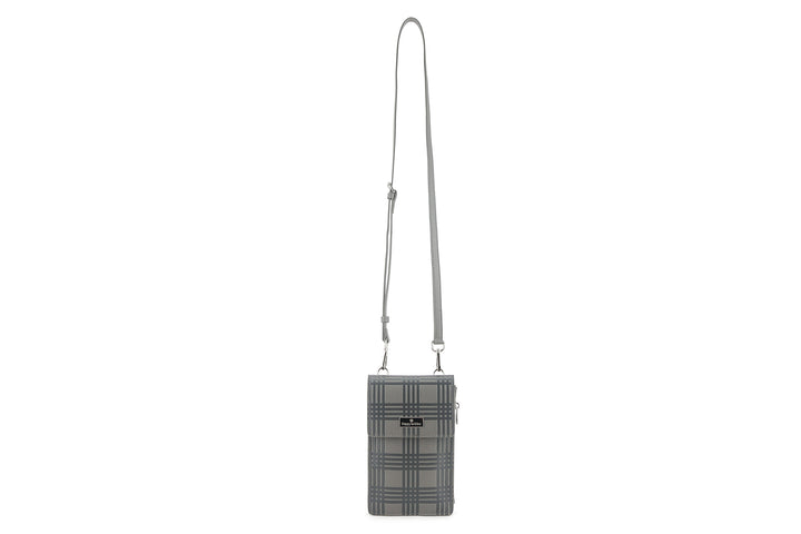 Crossbody Anna Palaka Embossed Grey