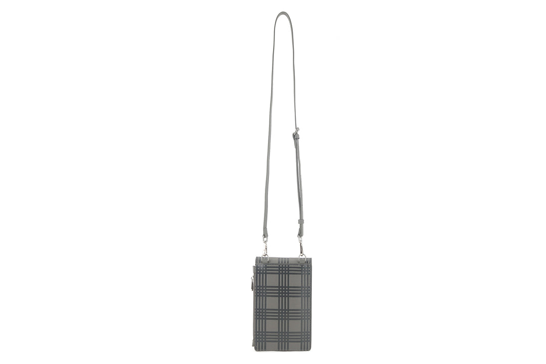 Crossbody Anna Palaka Embossed Grey