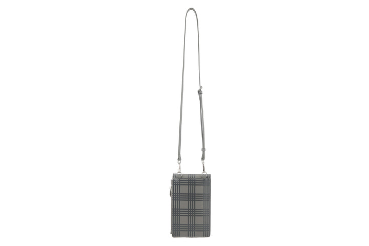 Crossbody Anna Palaka Embossed Grey