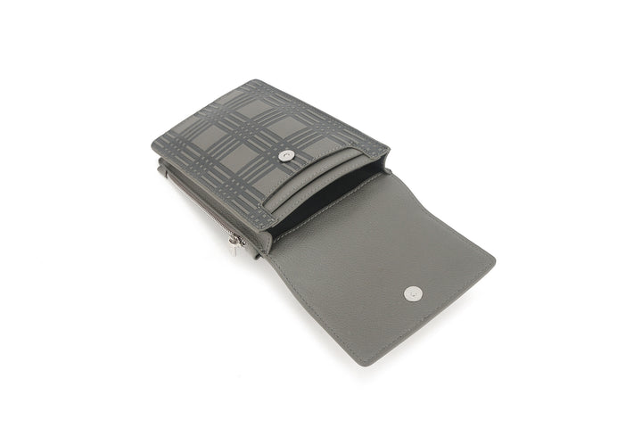 Crossbody Anna Palaka Embossed Grey