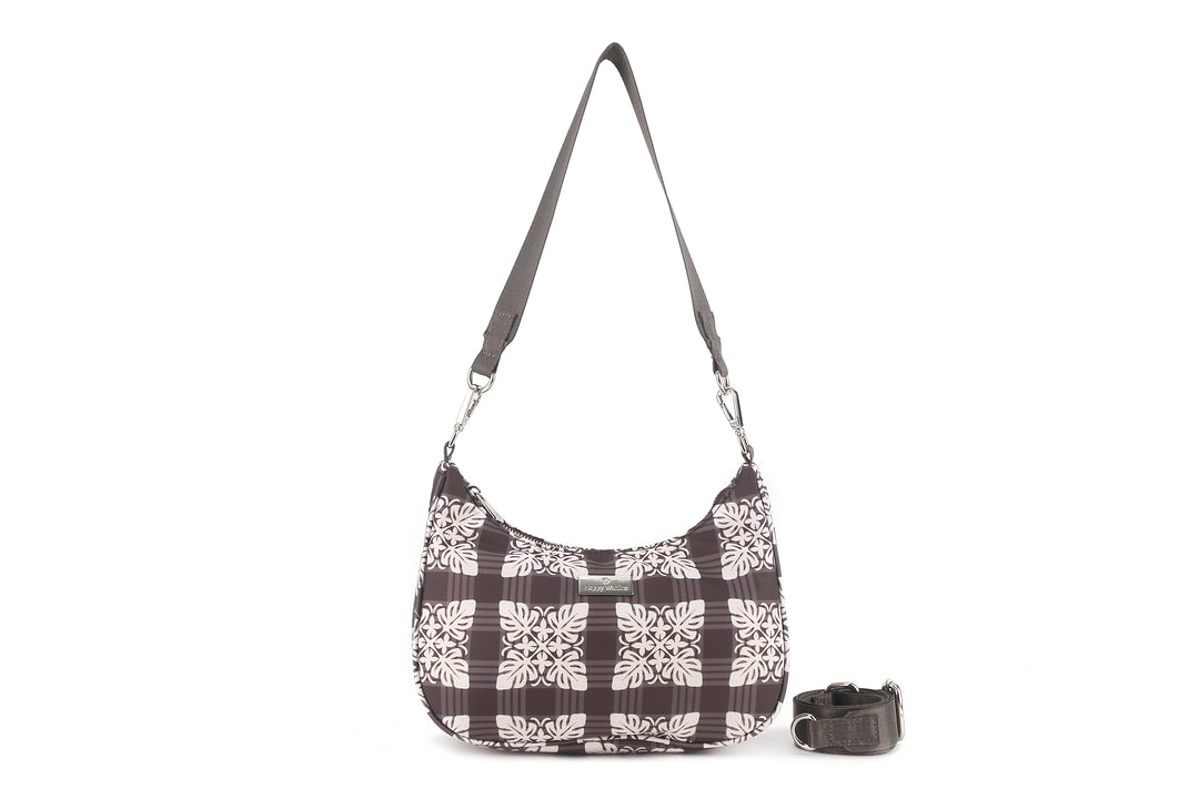 Shoulder Bag Amanda Ke'olu Quilt Palaka Brown