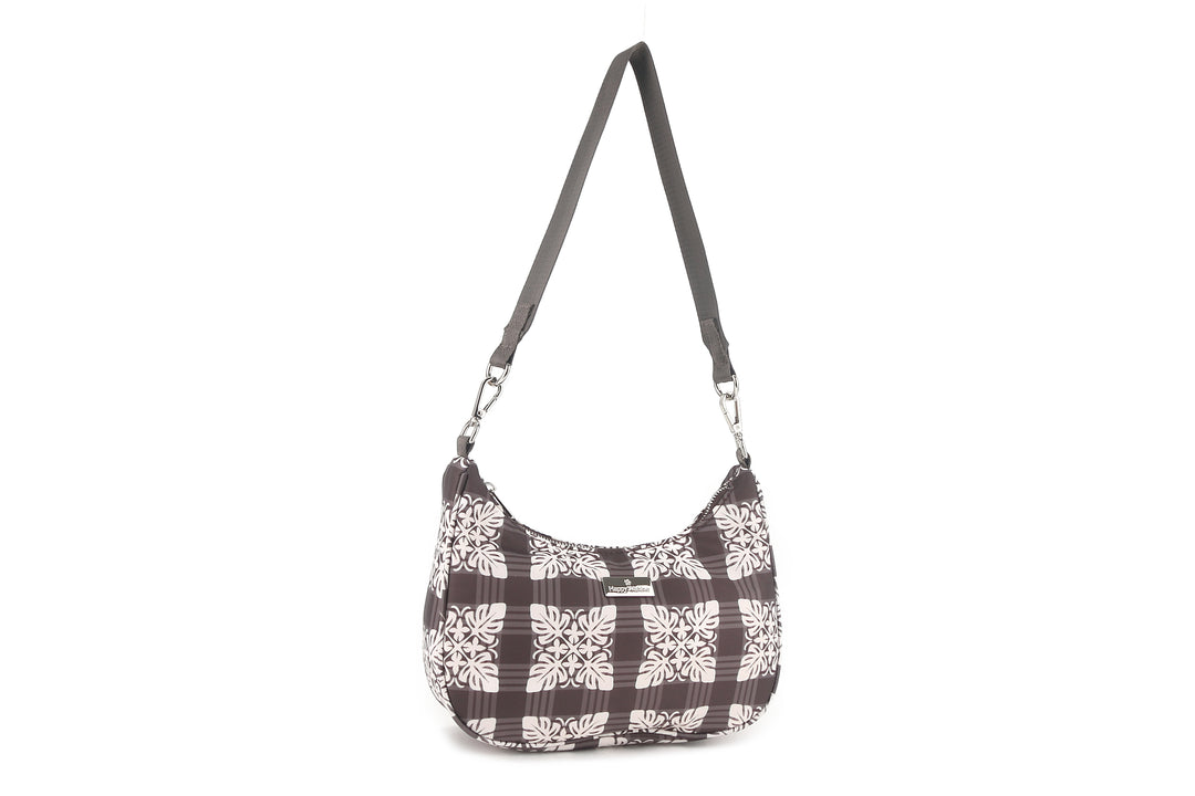 Shoulder Bag Amanda Ke'olu Quilt Palaka Brown