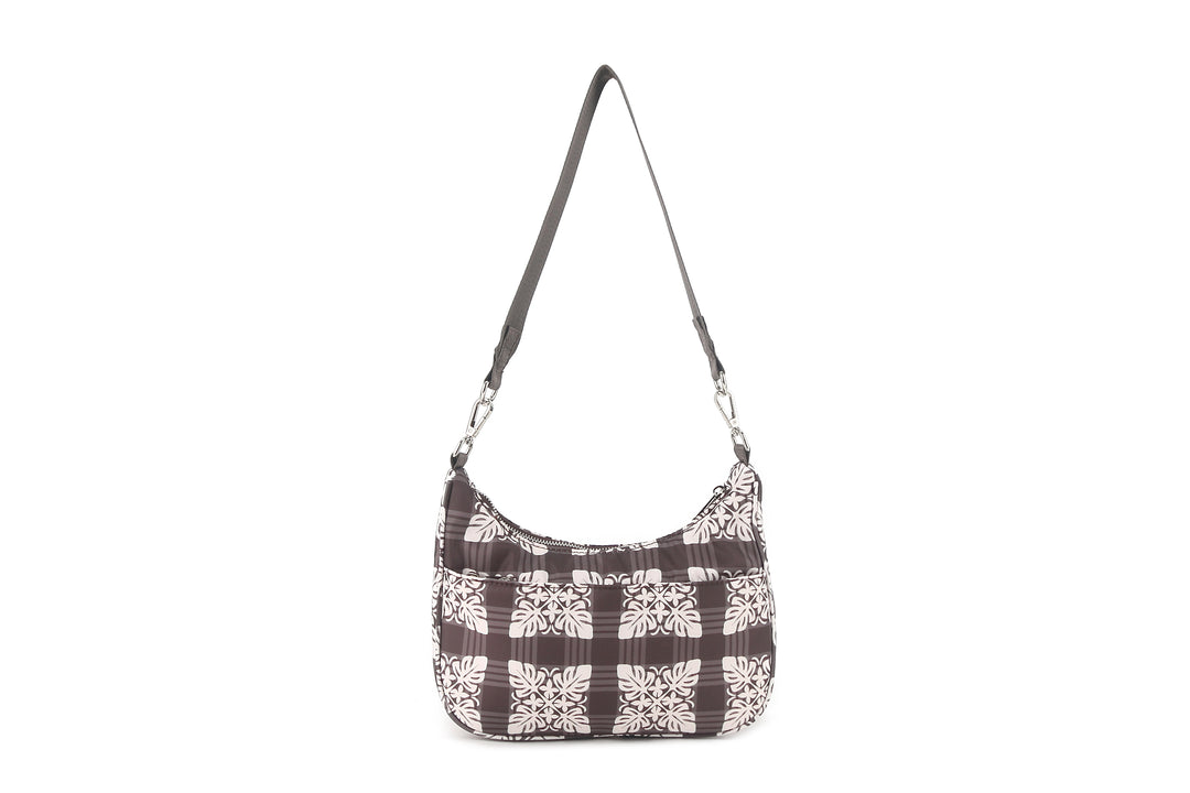 Shoulder Bag Amanda Ke'olu Quilt Palaka Brown